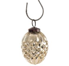 Silver Small Cut Christmas Hanging